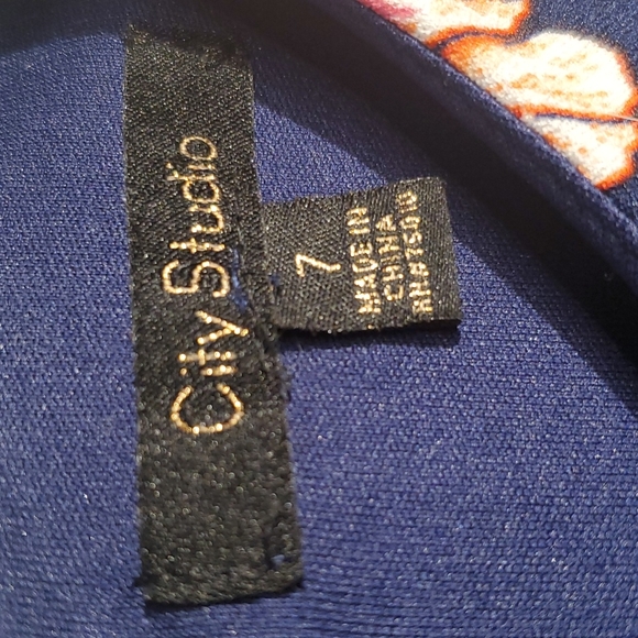 🌺🌺 City Studio Dress, floral and fun,  Sz 7 Juniors - Picture 7 of 14